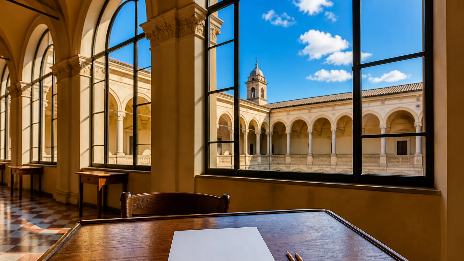 CILS B1 Italian exam preparation materials on a desk with study notes